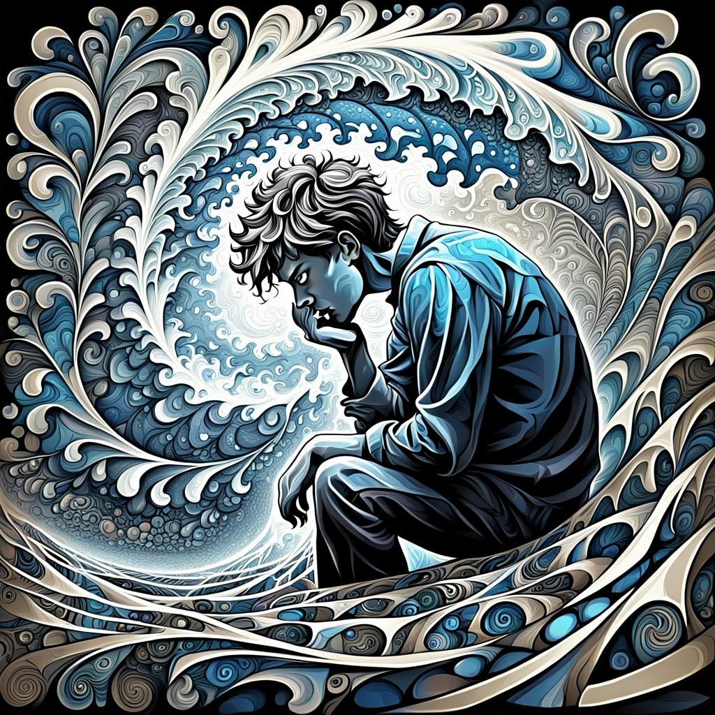 Man Lost in Despairing Mind Exile