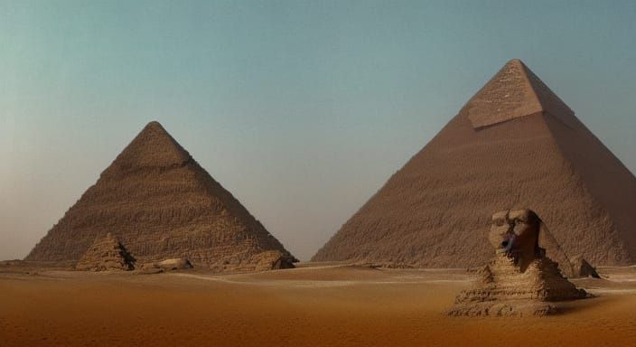 Zombie T-Rex in Ancient Egypt