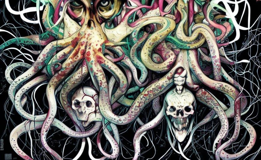 Eldritch Horror Icon Stares Down with Hypnotic Gaze