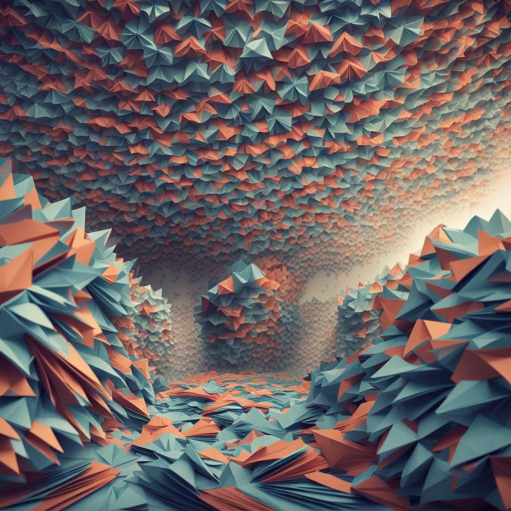 Surreal Paper Worlds Unfolded in Soft Focus