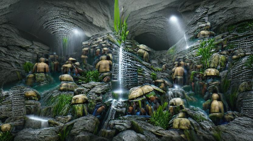Subterranean Colony Reaches for Hyperrealistic Bliss