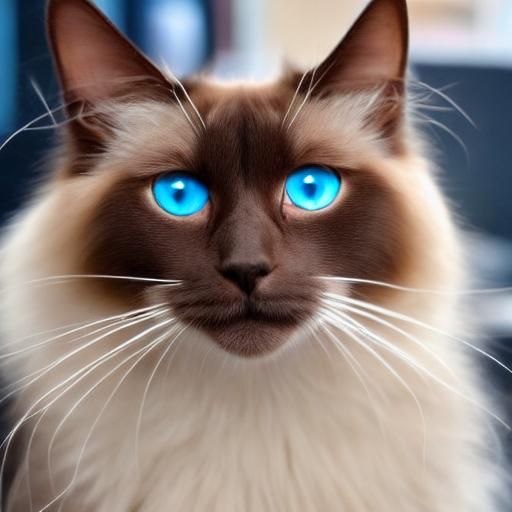 Stunning Feline Portrait in Whimsical Aesthetic