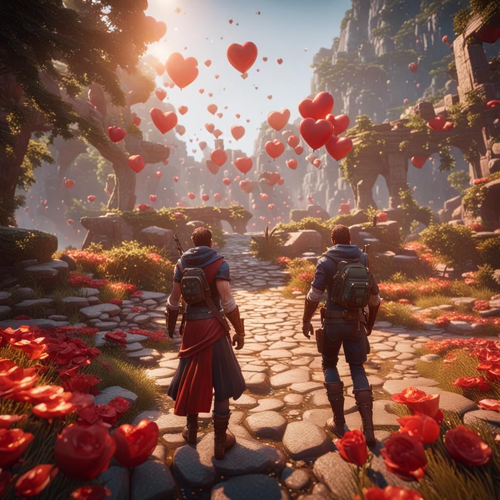 This is the land of love, you can't fight here...