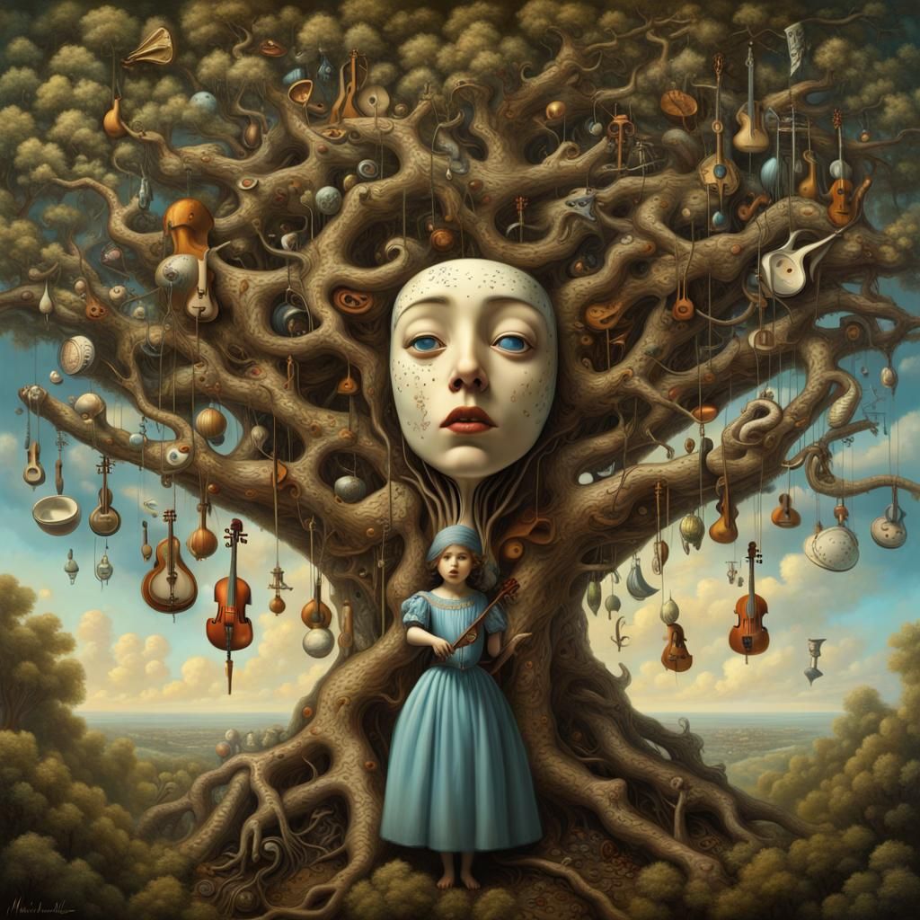 Surrealistic Awakening: Magical Realism in Gouache