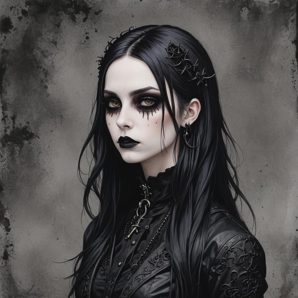 Mysterious Goth Maiden