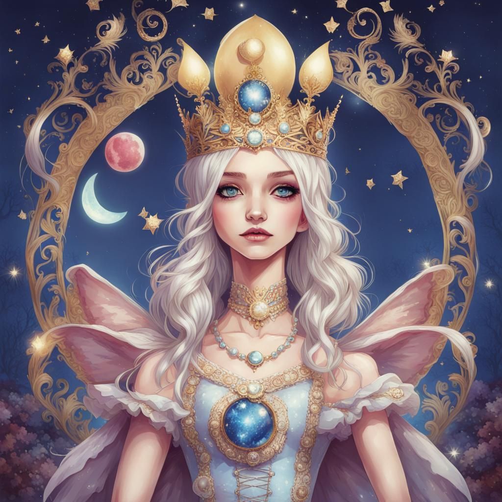 Whimsical Wonderland Moon Goddess