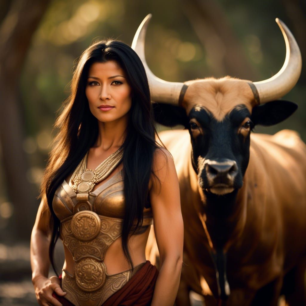 Kelly Hu as Minoan Priestess