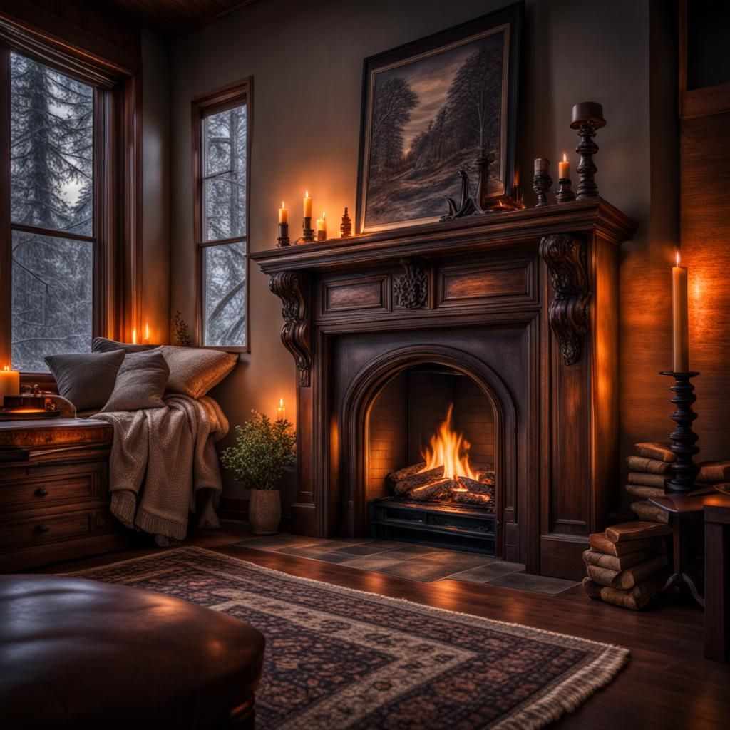 Warmth of a Morning Fireside