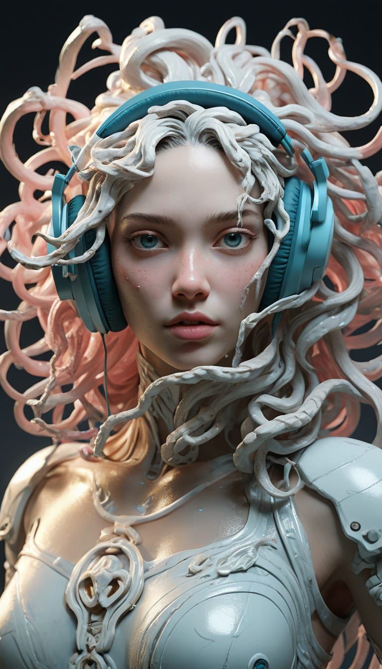 Medusa Inspired Hairstyle