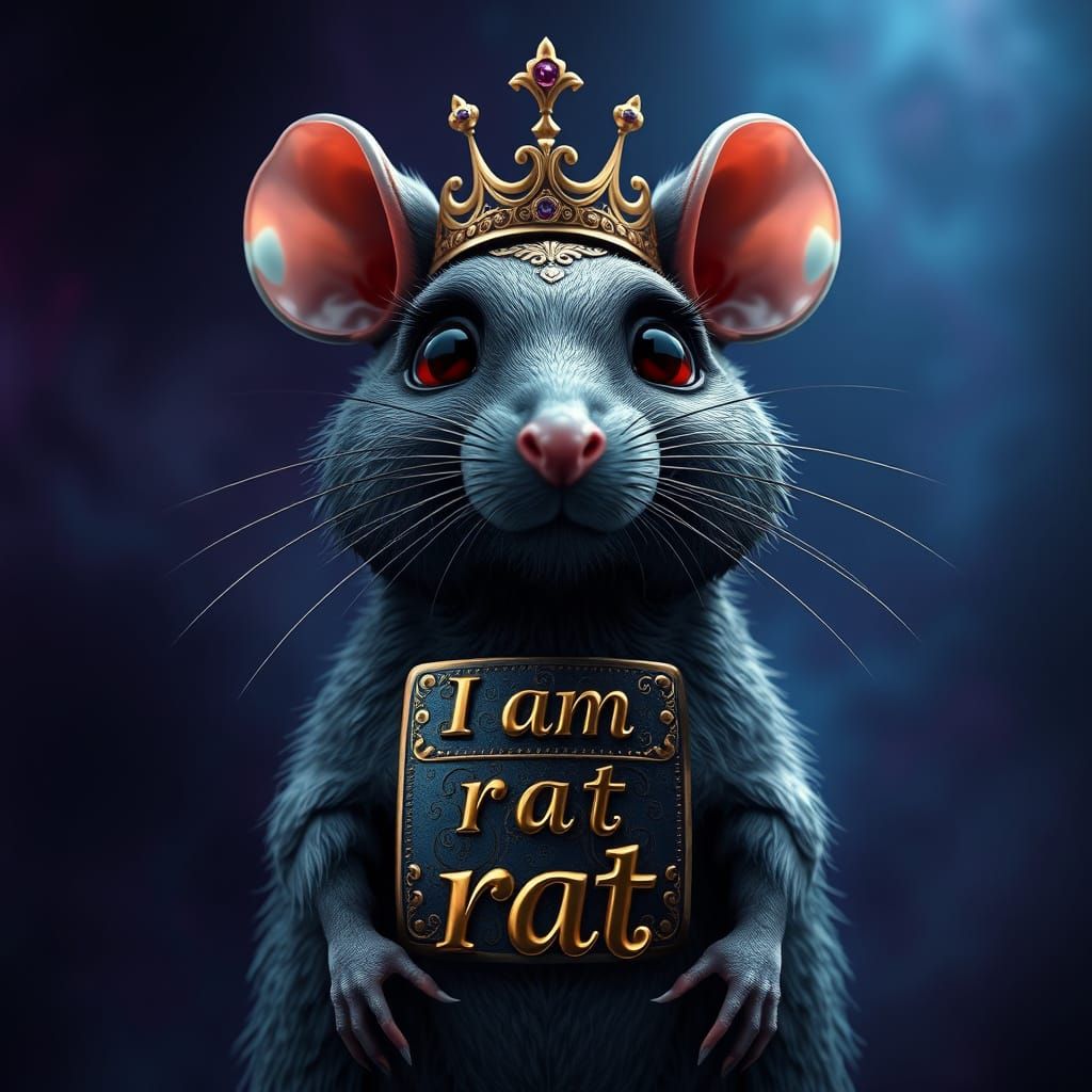 Regal Rat in Golden Splendor