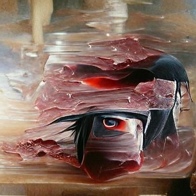 Itachi Uchiha Oil Painting
