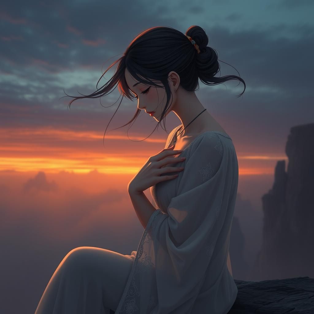 Lonely Woman's Haunting Solitude