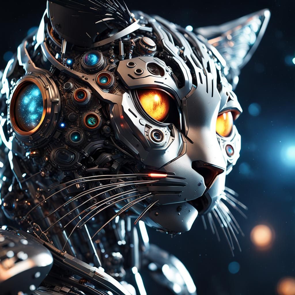 Cosmic Feline Overlords Paint the Celestial Canvas