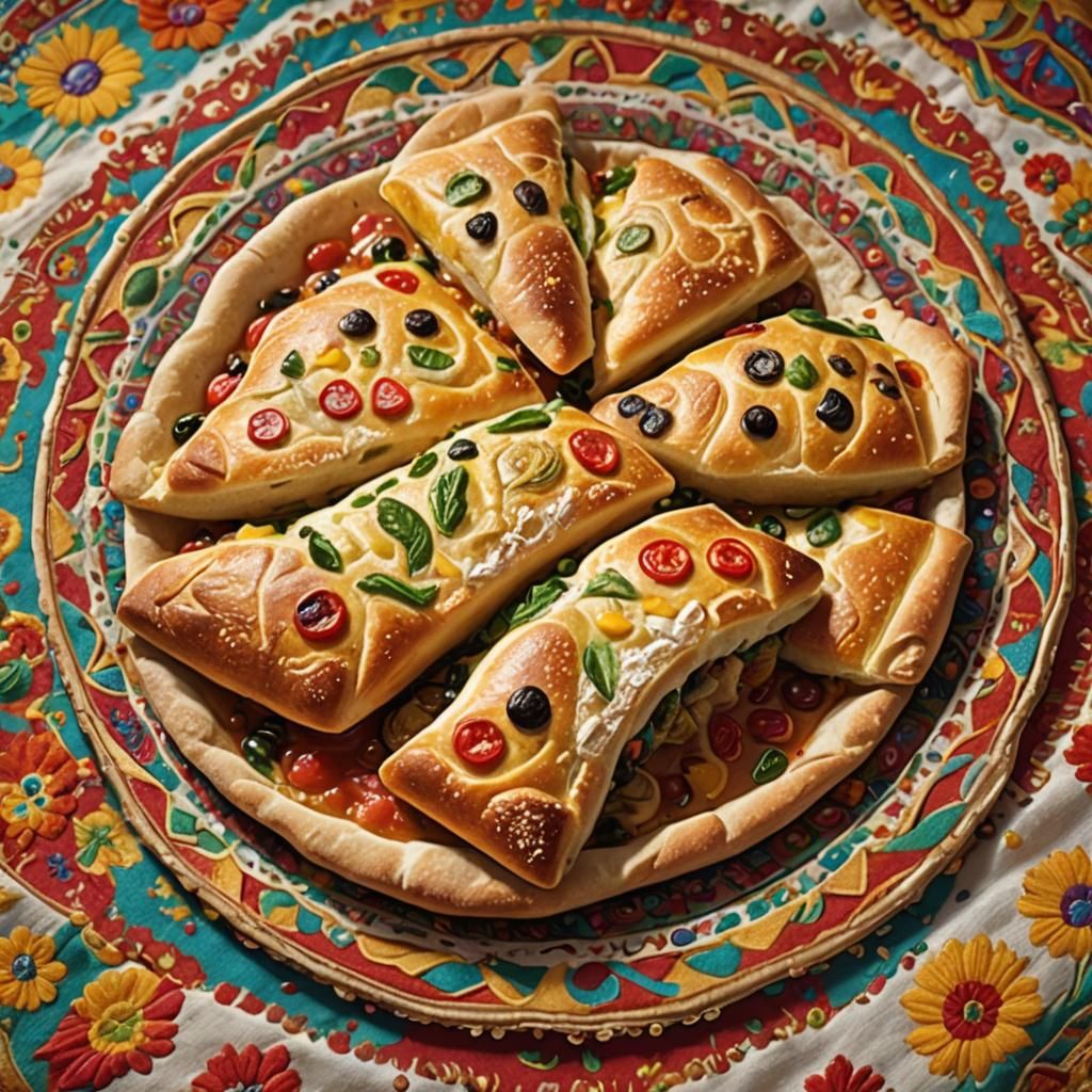 Hyper-Realistic Pan Relleno with Caritas Filling, Gourmet De...