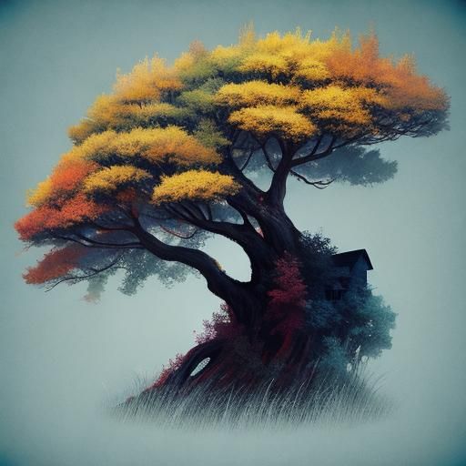 Ethereal Aesthetic Scene in Vibrant Colors