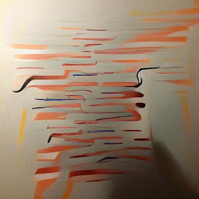 Expressive Thick Lines in a Surrealist Aesthetic
