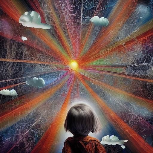 Surreal Portrait of a Child's Inner World