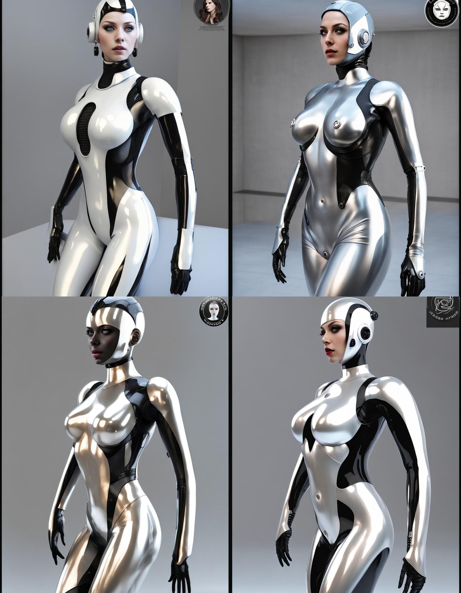 Android Goddess in Latex and Rubber