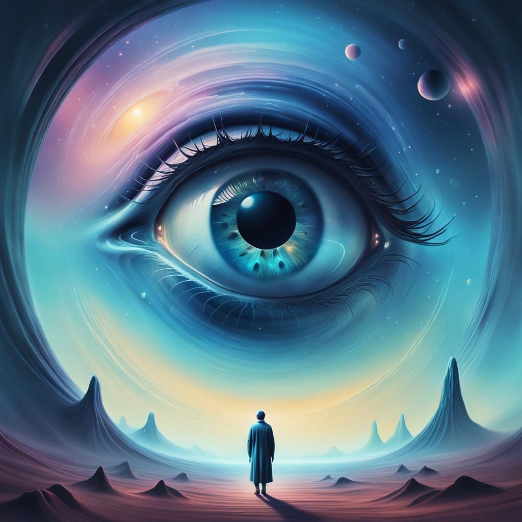 Ethereal Void Entity in Dreamlike Atmosphere