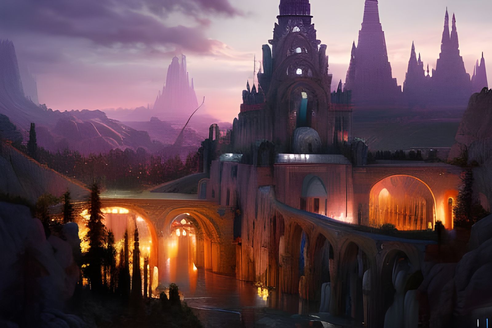 Epic Digital Matte Painting of a Majestic Teradactyle in Fli...