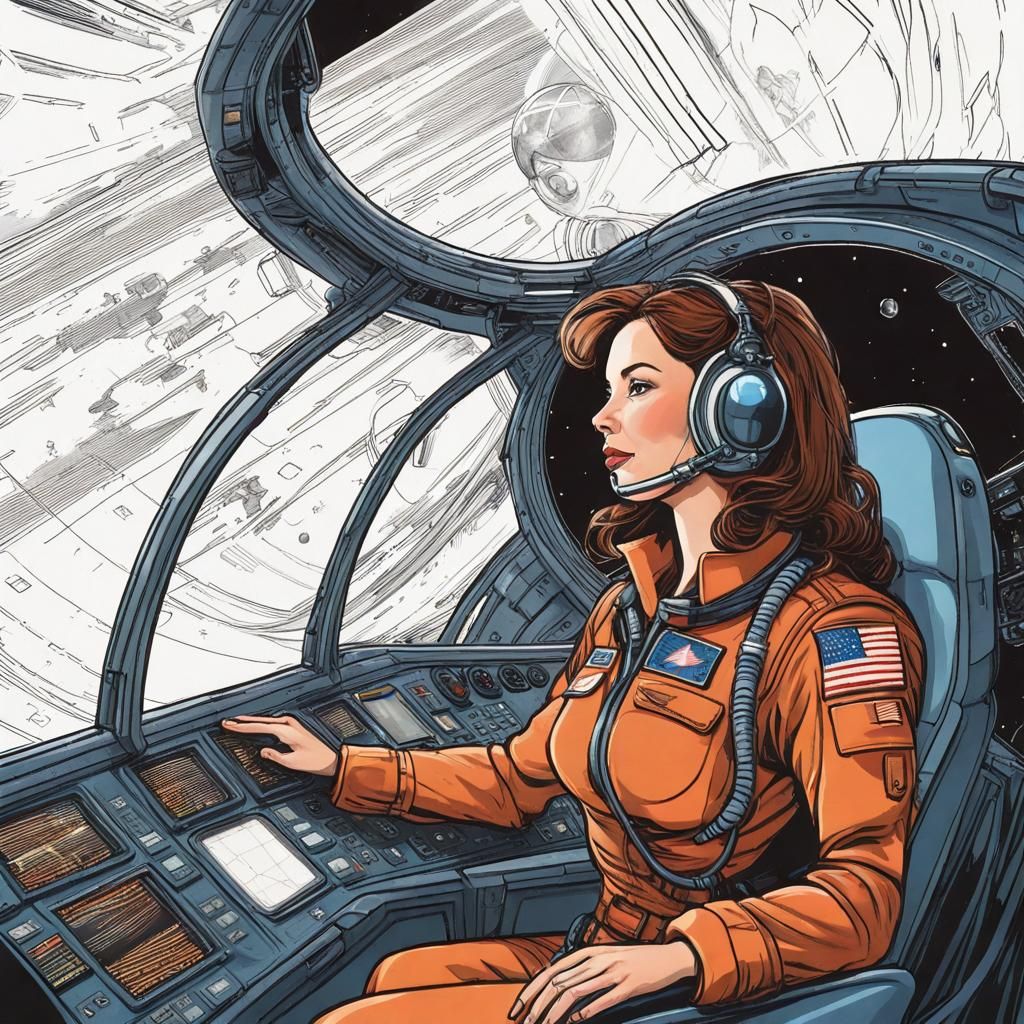 A Daring Space Plane Pilot Sees the Cosmos Beyond