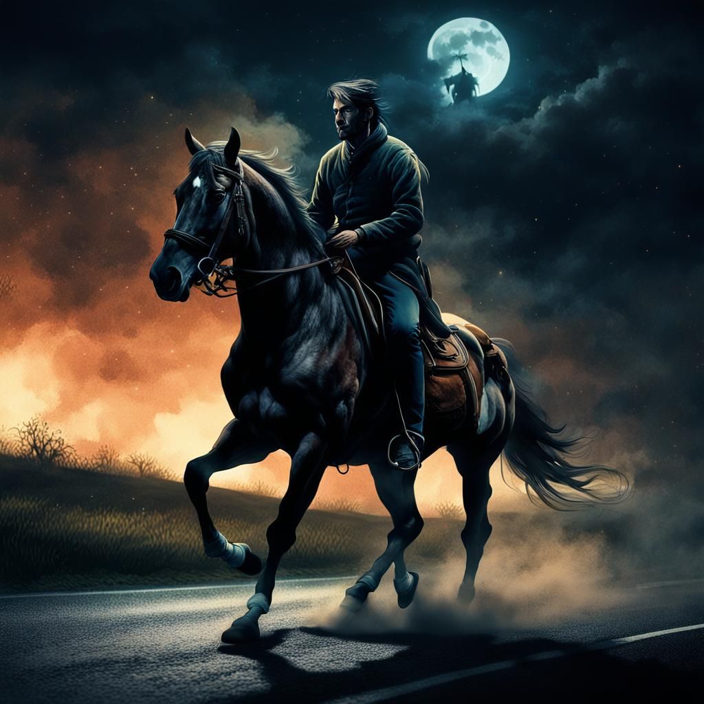 Moonlit Highwayman
