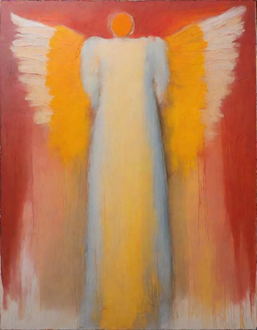 Angel in Mark Rothko's Vibrant Abstraction