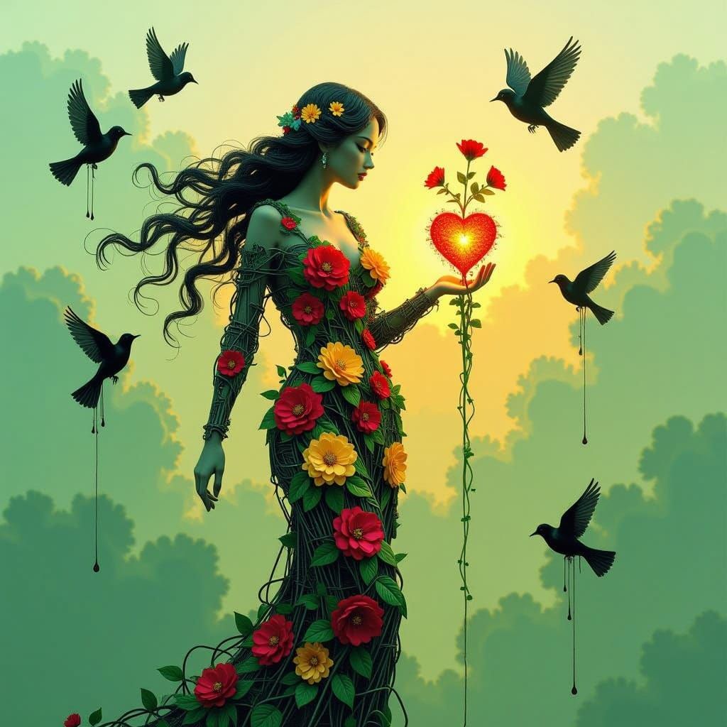 budding love blossomed in my every bit