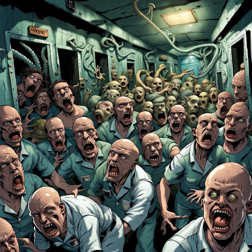 Epic Underwater Sanitarium in Surreal Chaos