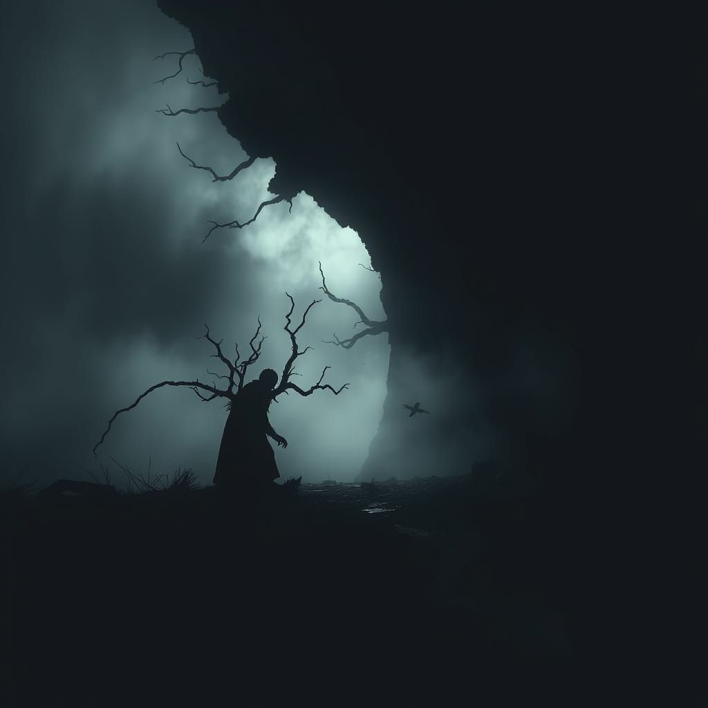 Eldritch Discovery in a Haunting, Surreal Realm