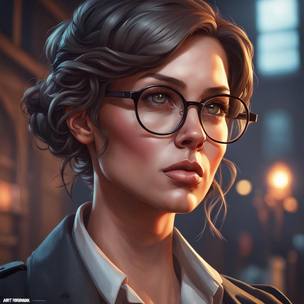 Glamorous Female Detective Concept Art