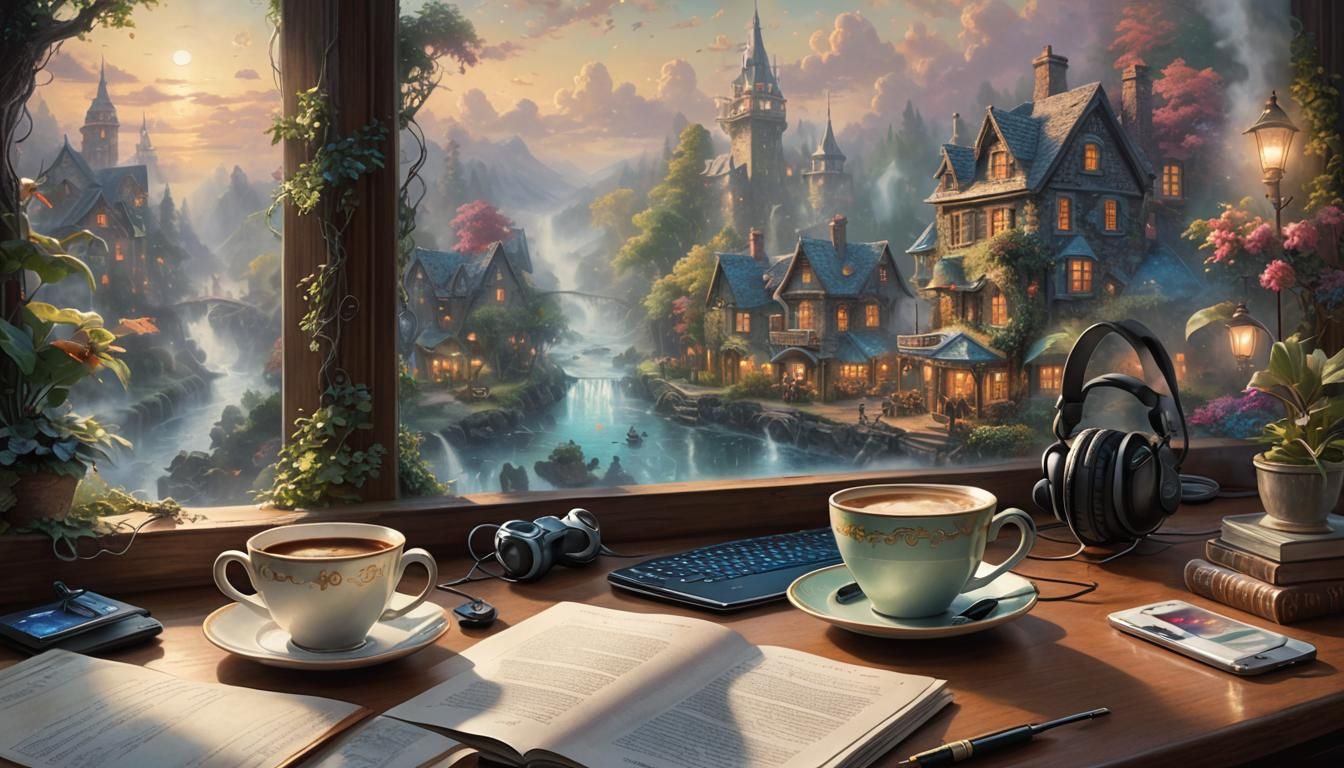 Tech Enthusiast's Paradise in Mysterious Glow