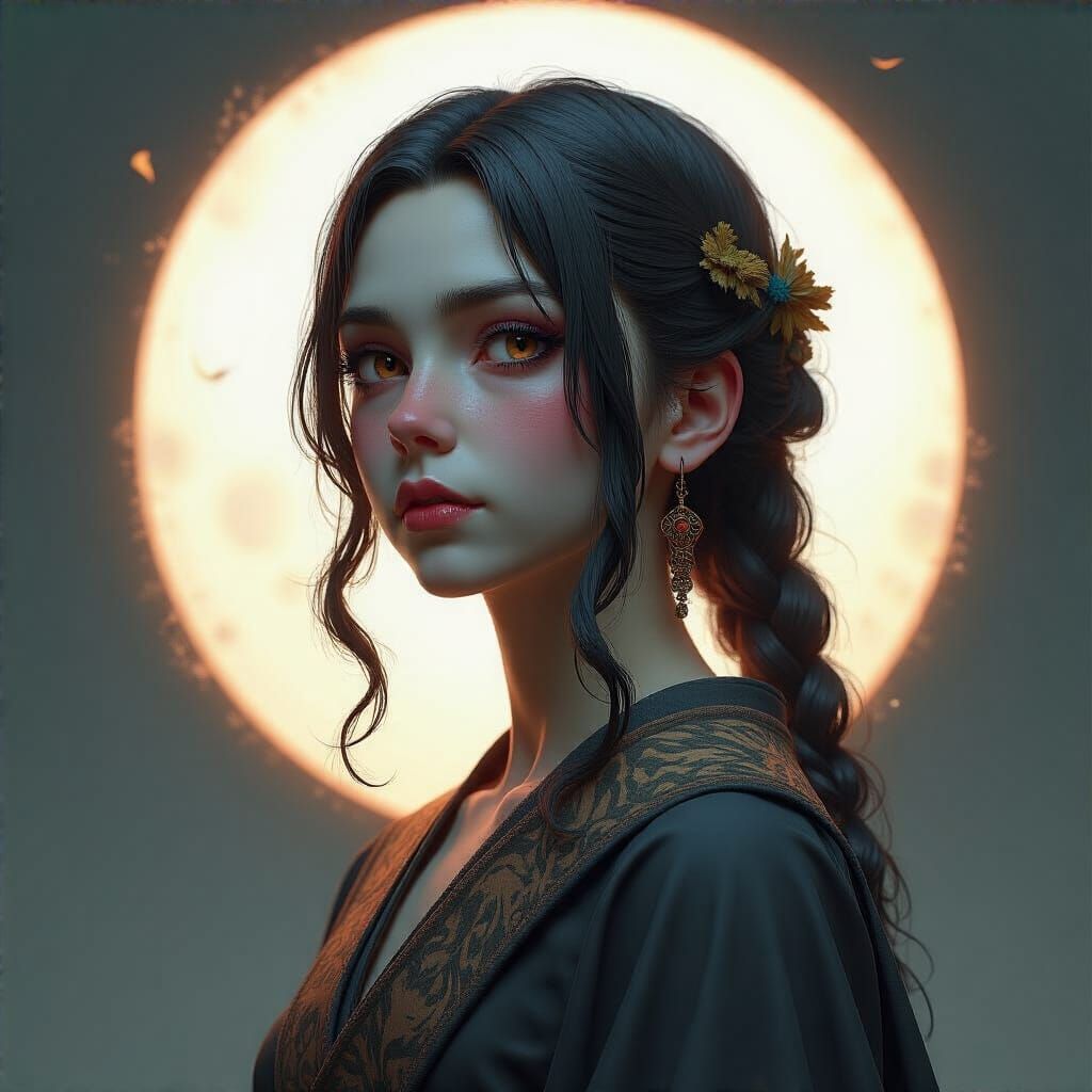 Grimdark Portrait with Dynamic Lighting