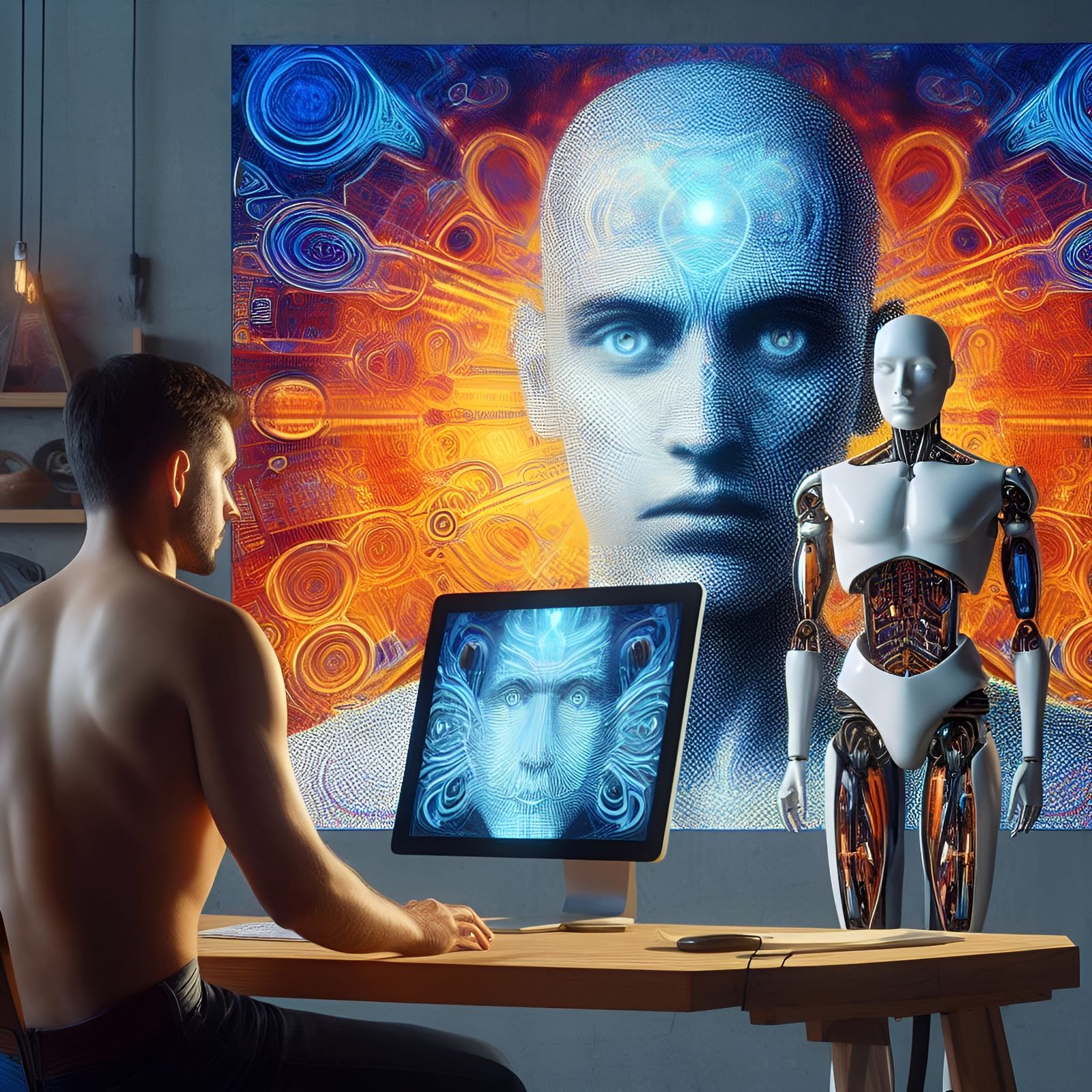 D-3 in Futuristic Digital Art