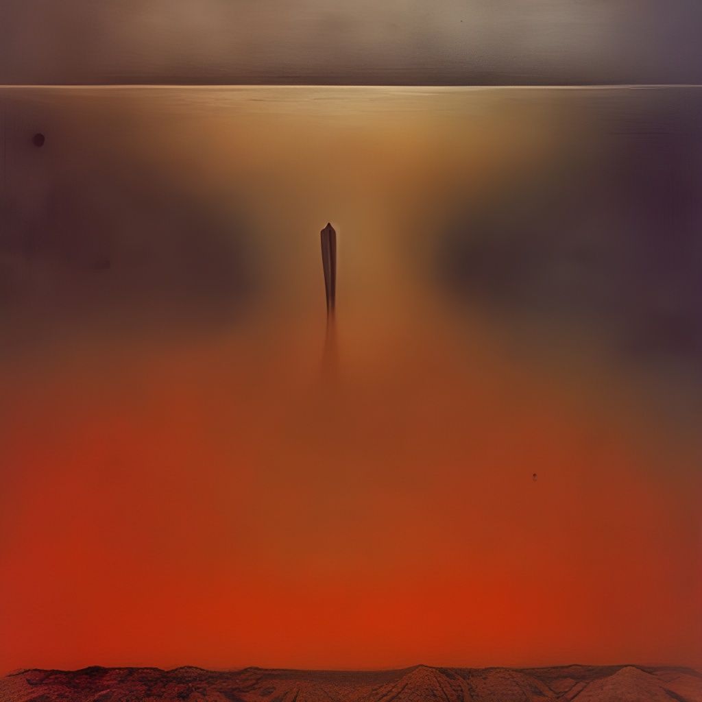 Dystopian Cityscape in Ominous Post-Apocalyptic Hues