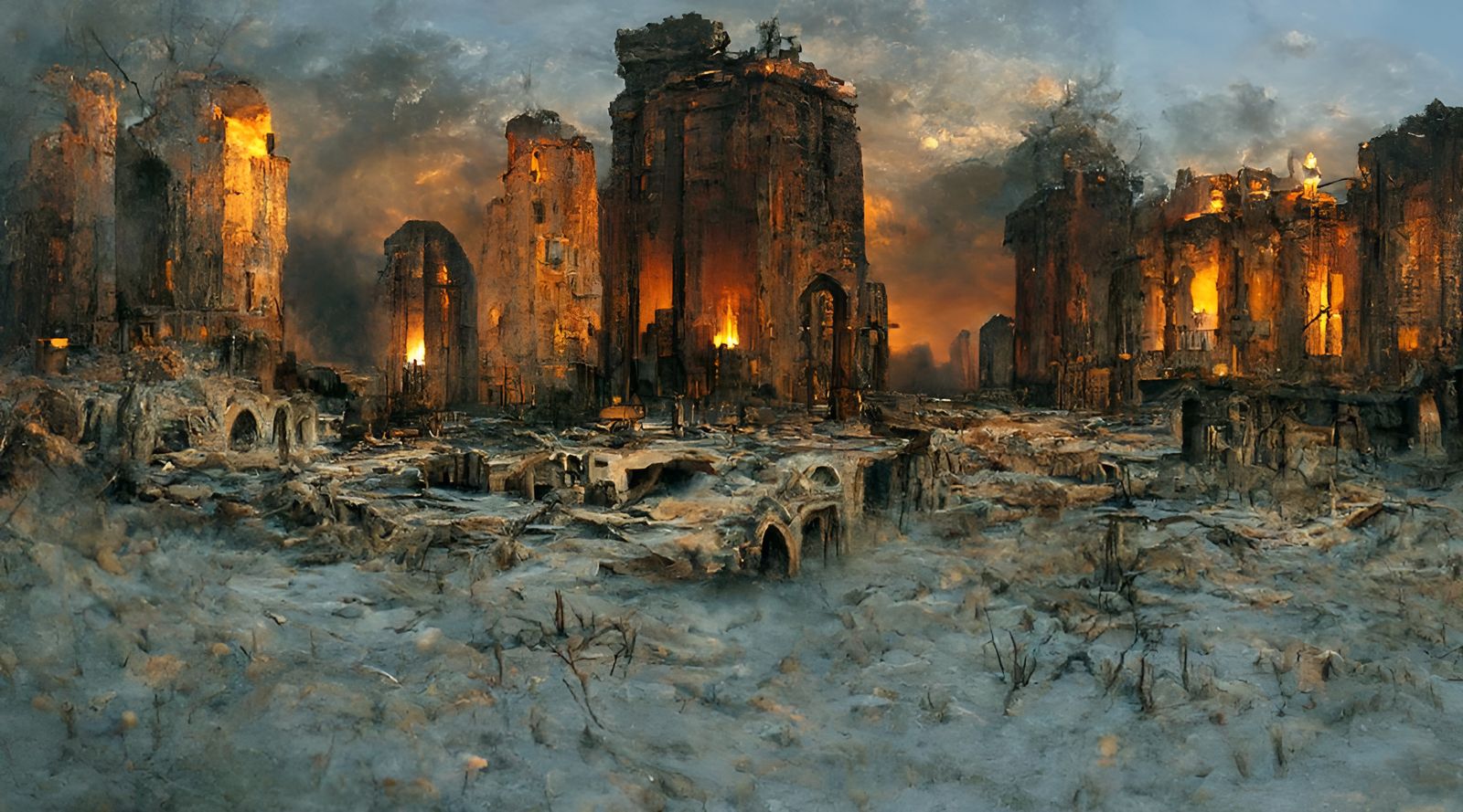 Vibrant Post-Apocalyptic World in Hyper-Realistic Detail