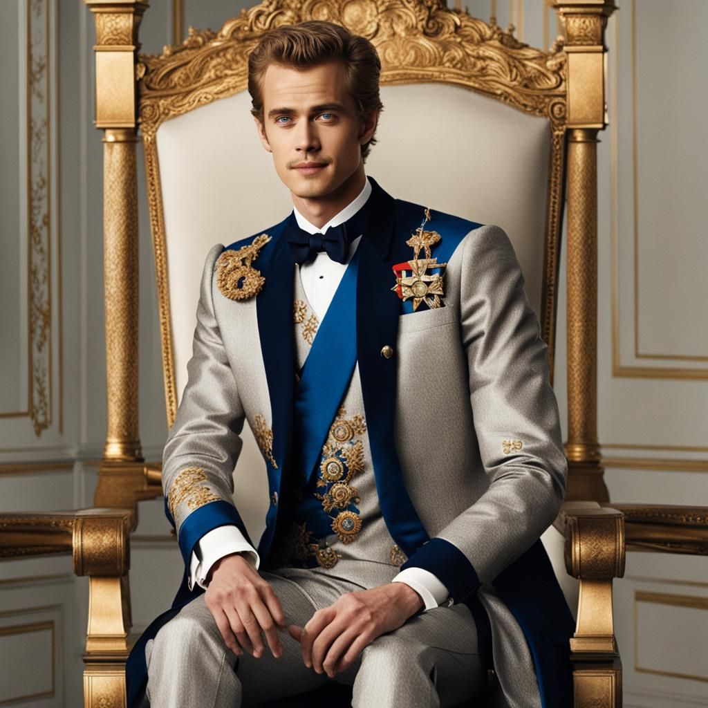 Hayden Christensen Portraits in a Royal Suit Tribute