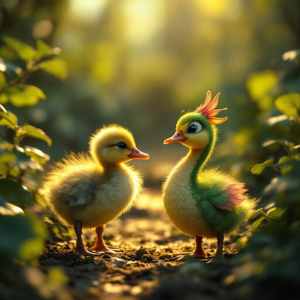 Quacking Cuties Encounter a Mystical Friend in Enchanted For...