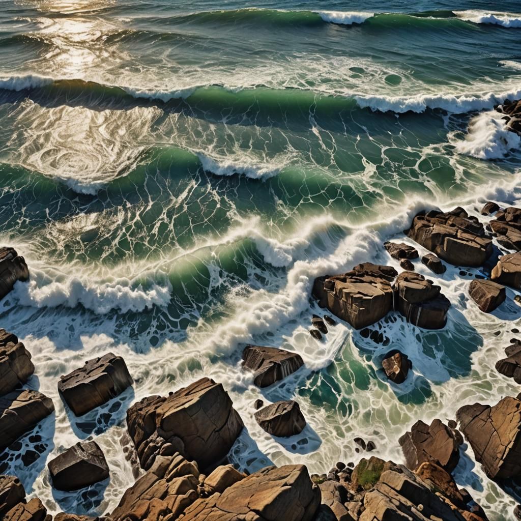 Horizon Where Sky Meets Sea in Harmony