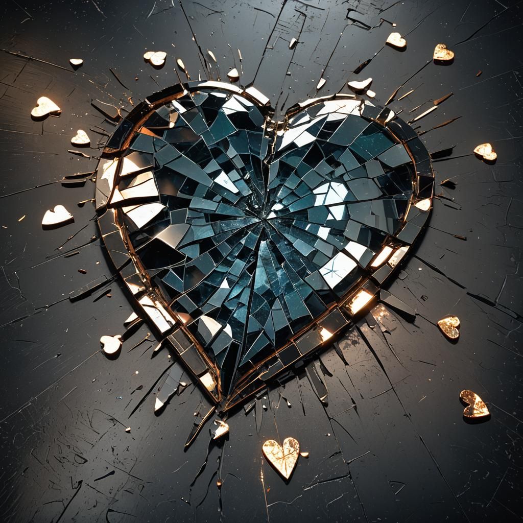 Shattered Elegance in Dark Academia