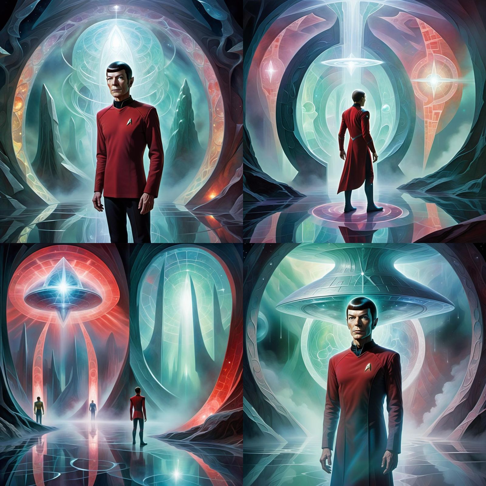 A Star Trek Redshirt Enters a Cosmic Portal in a Magical Ali...