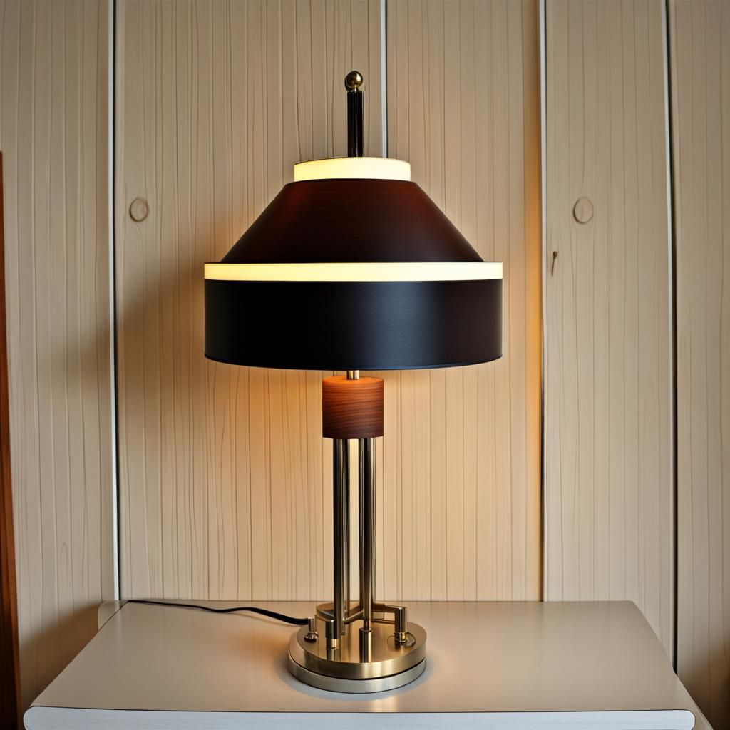 Mid Century Atomic Age Lamp