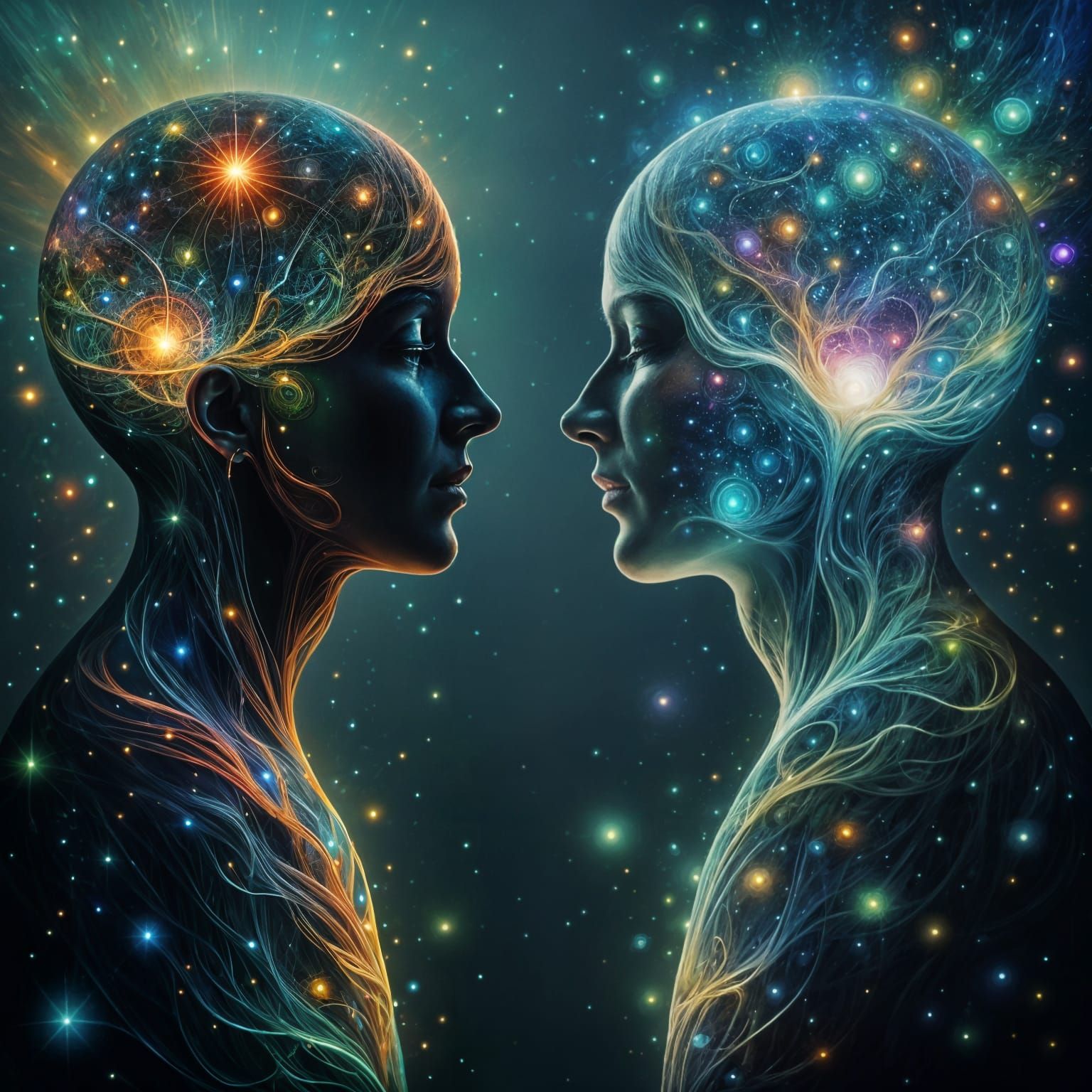 Astral Ethereal Light Weaving Reality