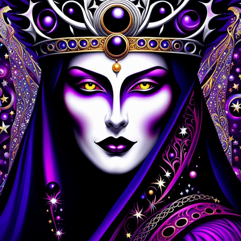 Gothic Punk Pagan Goddess of Sensual Delight and Dark Magic