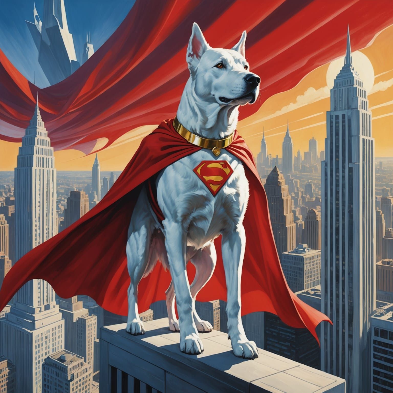 Krypto Soars in Grand Art Deco Style