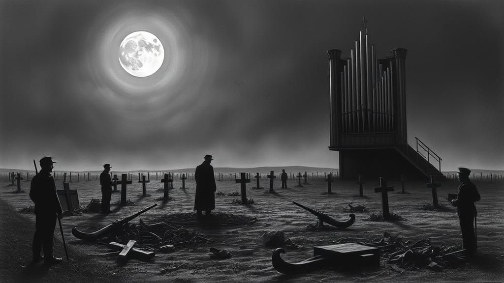 Haunting Moonlit Battlefield in Silent Sorrow
