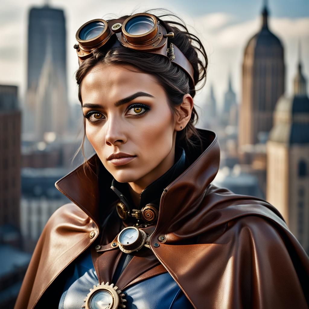 A Steampunk Superhero in Elegant Disguise