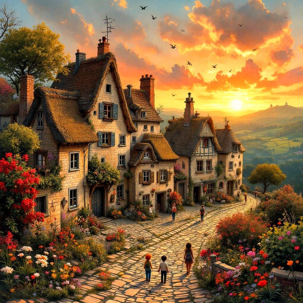 Sunset in Plackette's Lane