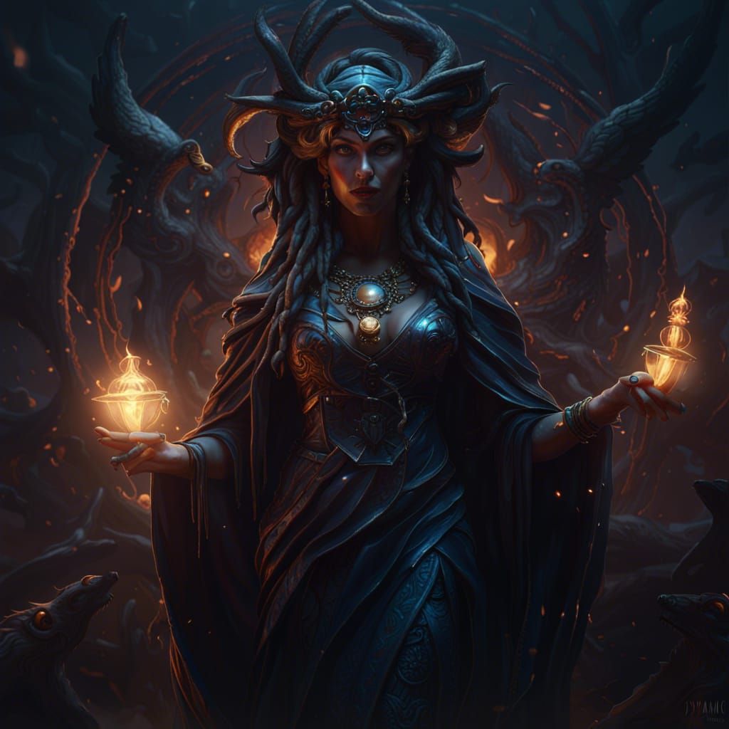 Hecate Goddess of Dark Fantasy Magic