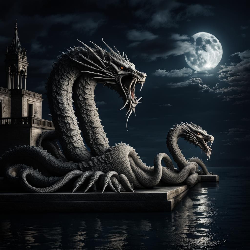 Gothic Goddesses Under Moonlit Splendor